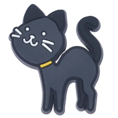 Shoe Charms for Crocs Accessories
 Pet Cat Shoes Charm for Croc Decorations Pins Men Accessory Jeans Woman Clogs Clips Badges Good Vibrations