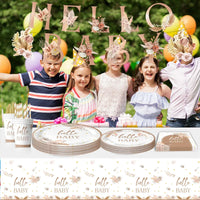 Birthday Baby Cake Topper Happy Birthday Banner Decor First Party Tablecloth Baby Shower One 1st 2nd 3rd Birthday Party Supplies Good Vibrations