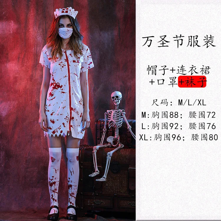 Women Halloween Vampire couple uniform Purim Cosplay Costumes men Horror Ghost Dead Zombie Corpse Bride costume Dress adult Good Vibrations