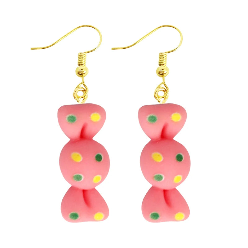 Earrings For Women Girls Cute Foods Hamburg Pizza Chicken Leg Candy Bottle Handmade Candy Kids Funny Resin Good Vibrations Adult Super Store