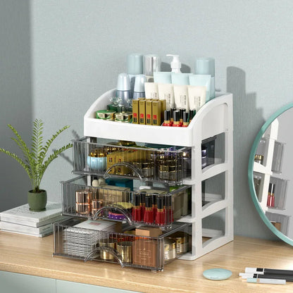 Make Up Large Capacity Organiser Drawer Jewelry Makeup Storage Nail Polish Lipstick Skincare Perfume Organizer Makeup Products Good Vibrations