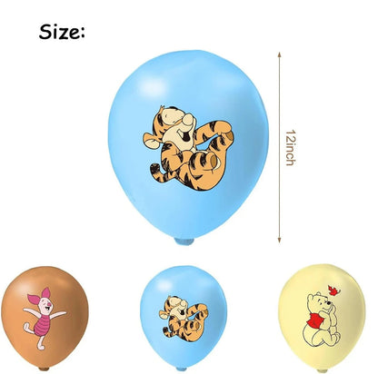 30/20/10pcs Winnie Pooh Theme Birthday Party Latex Balloons Set Blue Yellow Latex Balloon Baby Shower Decoration Supplies Good Vibrations