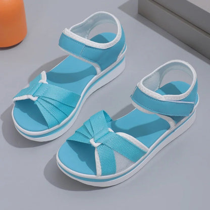 2025 Sandals Women Shoes Summer Soft Shoes Woman Elegant Ladies Shoes Wedge Women's Sandals Party Footwear Women Sandal Female Good Vibrations