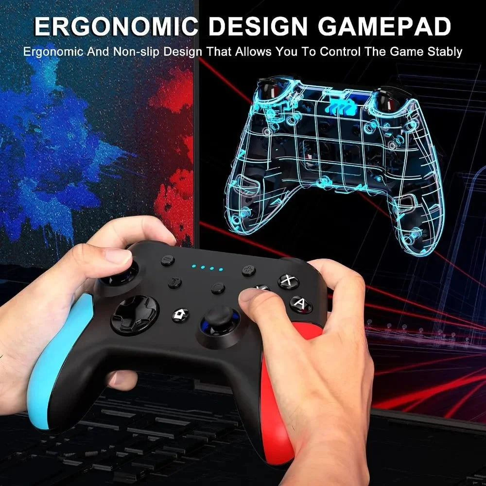 Switch Pro Controller Bluetooth Wireless Gamepad PC Gaming Control Android/iOS Mobile Phone Joystick Game Console Accessories Good Vibrations