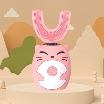 Sonic Electric Toothbrush Kids U-shaped Smart 360 Degrees Ultrasonic Tooth Brush Teeth Whitening For Children IPX7 Waterproof Good Vibrations