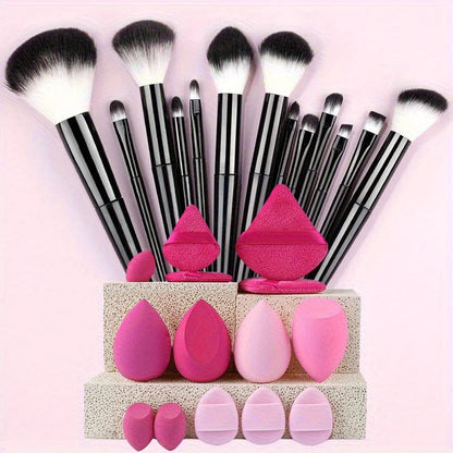 Makeup Brushes 8-29Pcs Makeup Kit Professional Women Cosmetic Soft Powder Brush Eyeshadow Foundation Full Set Travel Beauty Tool Good Vibrations