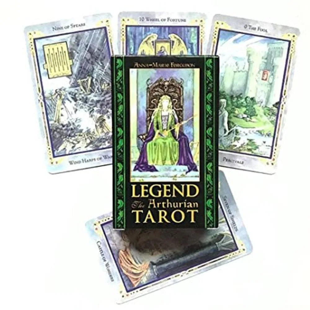 Legend King Arthurian Tarot Board Game Family Party Playing Cards Deck Table Game Divination Date Legend The Arthurian Tarot Good Vibrations