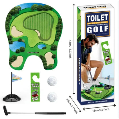 A Set of Five Toilet Golf Balls, A Fun and Leisure Golf Ball Set for The Toilet, Perfect As A Gift for Dad or Boyfriend. Good Vibrations