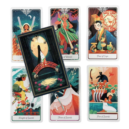Tarot of the Divine A Deck and Guidebook Inspired by Deities Folklore and Fairy Tales from Around the World Tarot Cards Game Good Vibrations