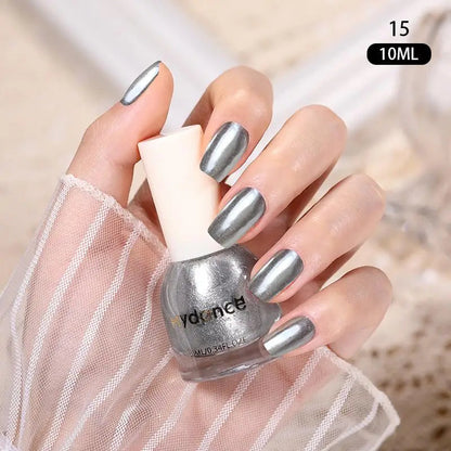 NICOLE DIARY Stamping Nail Polish Black White Gold Silver Nail Art Printing Varnish DIY Design for Stamping Plate Nails Painting Good Vibrations