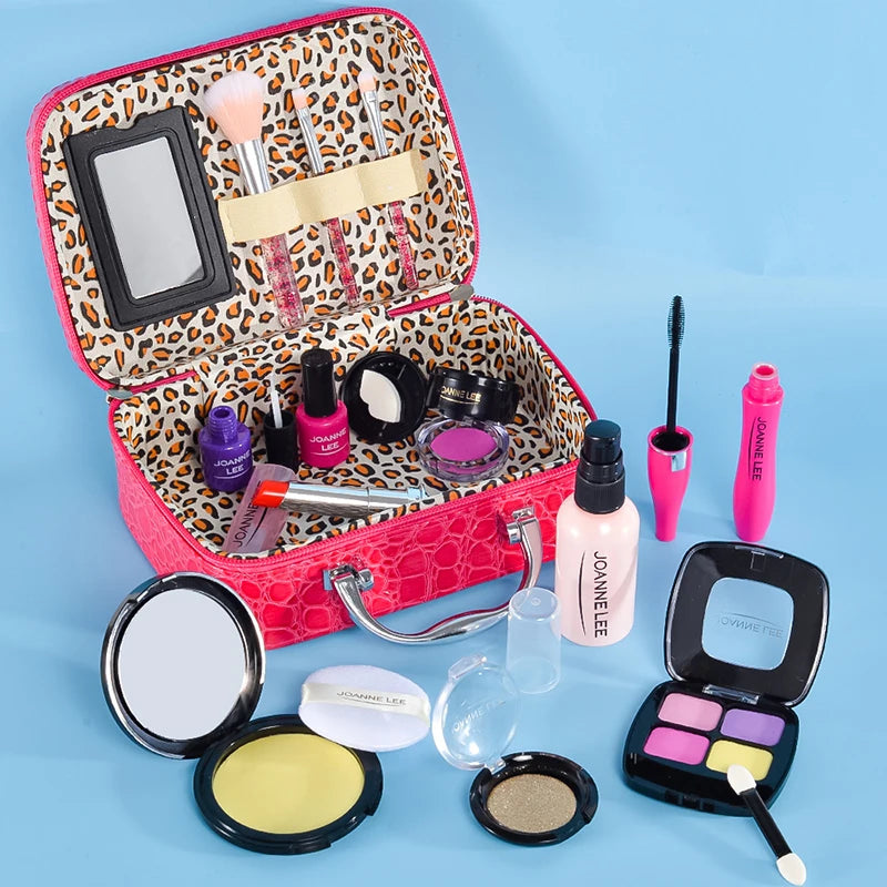 Kids Toys Simulation Cosmetics Set Pretend Makeup Toys Girls Play House Simulation Make up Educational Toys for Girls Fun Game Good Vibrations