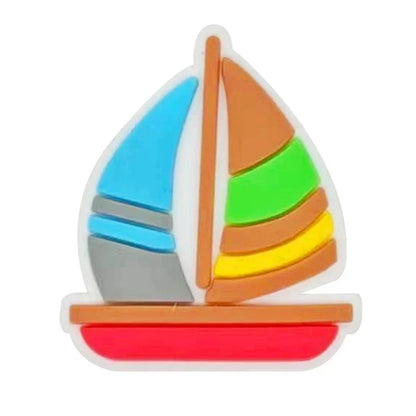 Shoe Charms for Crocs Accessories Beach Sea Shoes Charm for Croc Decorations Pins Men Accessory Jeans Woman Clogs Clips Badges Good Vibrations
