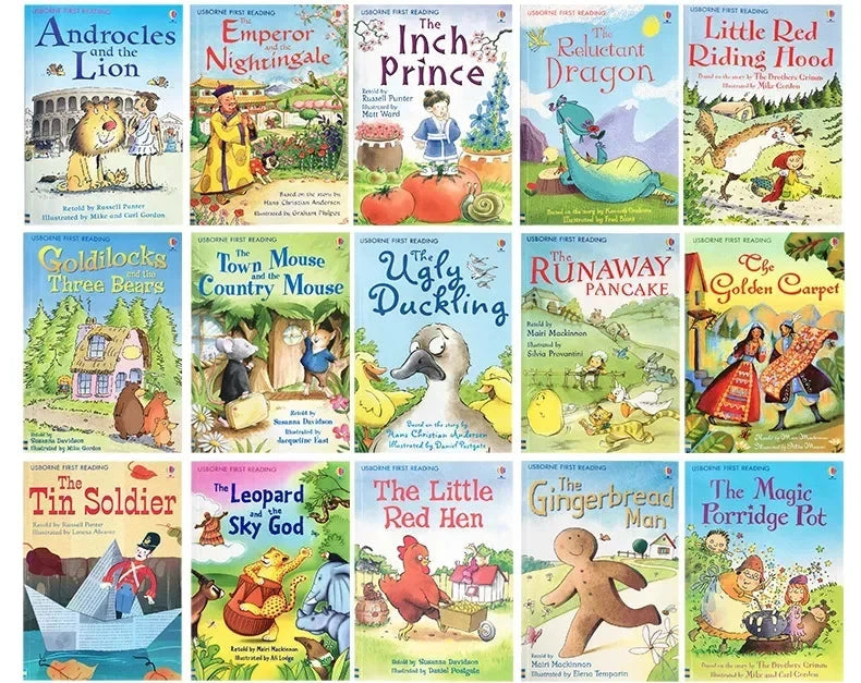 The Usborne 1st 2nd 3rd 4th Reading Collection Library English Picture Book Learning Education Help Children Grow As A Reader Good Vibrations