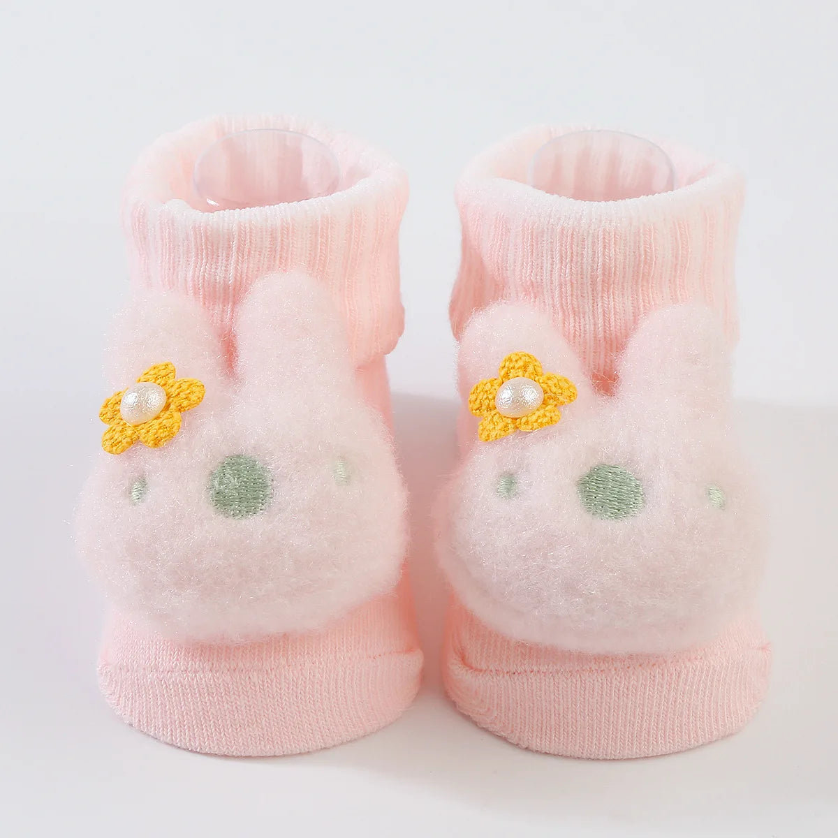 0-6 Months Socks for Newborns Baby Girls Boys Soft Cotton Socks Spring Autumn Cute Cartoon Animal Doll Infant Floor Sock Good Vibrations