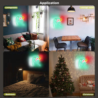 Neon Sign King Boo The Ghost Face LED Light Lamp Acrylic Sign for Game Room Decor Gaming Light Halloween Decor Christmas Gift Good Vibrations