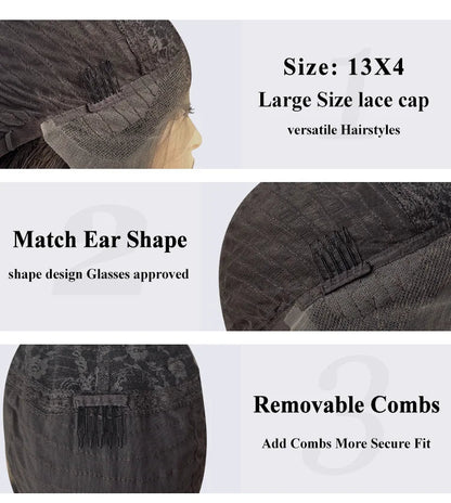 Blonde balayage full lace wigs Synthetic hair wig custom wigs lace front wigs blonde Cosplay For Women lace wigs glueless wigs Good Vibrations