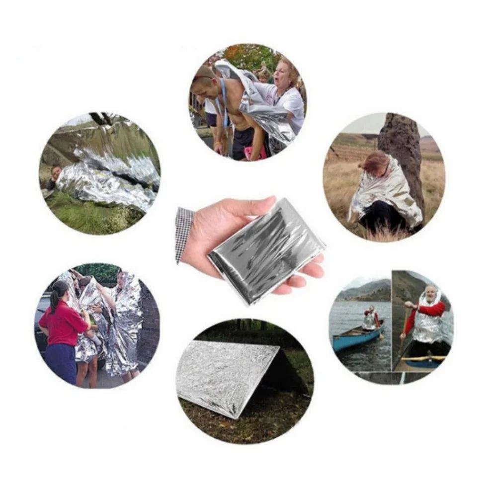 15PCS Survival First Aid Kit Survival Full Set Outdoor Gear Emergency Kits Trauma Bag Camping Hiking Adventures Good Vibrations