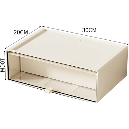 Storage Box with Drawers – Desktop Organizer, Display Case for Collectibles, Office Storage ContainerCustomizable Combination Good Vibrations