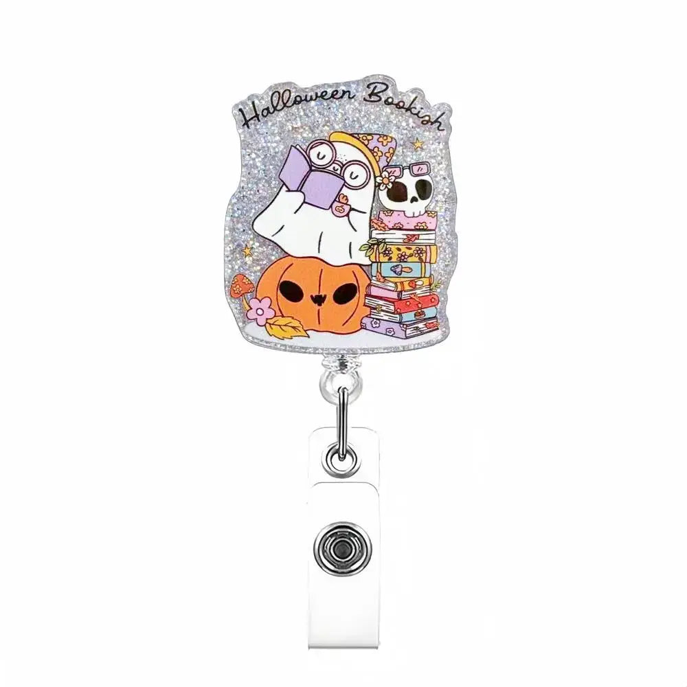 New Glitter Acrylic Retractable Nurse Badge Reel Doctor Teacher Student Name Id Card Holder Keychains Lanyard Wholesale Good Vibrations