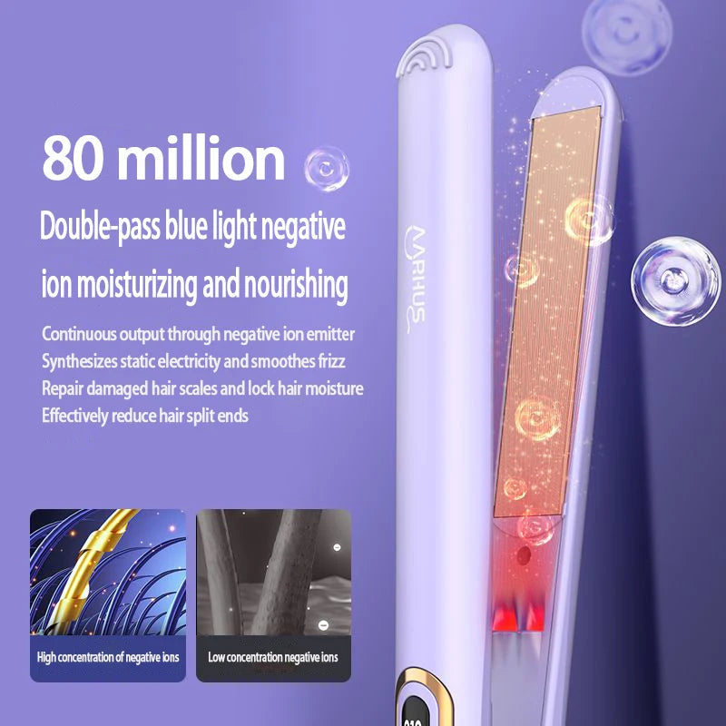 Professional Hair Straightener For Xiaomi Hot Comb Hair Style Tool Fast Heating Hair Iron Curler 2 in 1 Hairdressing Appliance Good Vibrations
