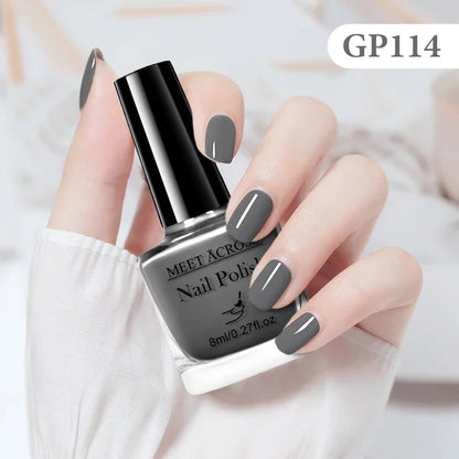 8ml Water-Based Nail Polish 48 Colors Long Lasting Quick Drying No Need of Lamp to Cure Nail Supplies Vernis for Nails Manicure Good Vibrations