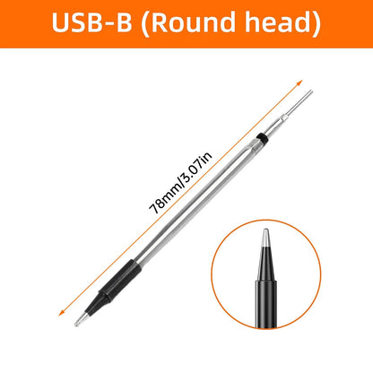 USB digital display soldering iron Type C interface mini soldering iron set 260-420 ℃ five temperature switching Good Vibrations