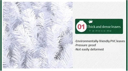 Artificial Christmas Tree PVC Encrypted White Christmas Tree 90cm-210cm Christmas  Party Atmosphere Home Decoration Supplies Good Vibrations