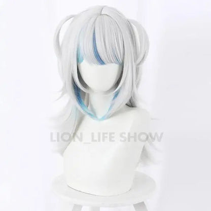 VTuber Hololive English Cosplay Gawr Gura Wig Cute Wig Hololive English Cosplay Hair Gawr Gura headdress Good Vibrations