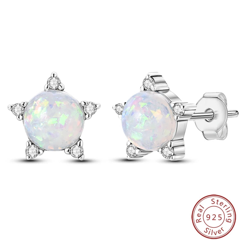 Women's Earrings 925 Sterling Silver Ocean Cute Pet Insect Plant Multi Style Earrings Fit Anniversary Delicate Jewelry Gifts Good Vibrations