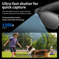 Sunglasses Smart Glasses 8 Million Pixels Recording Videos AI Photo Recognition Answer Translation 270mAh Bluetooth Glasses New Good Vibrations