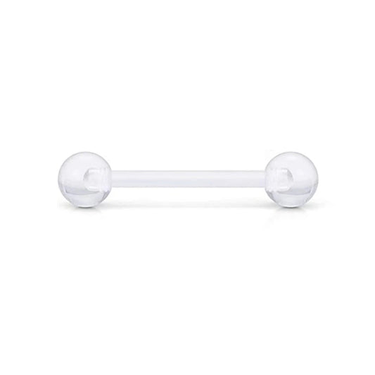 WKOUD 1 PCS/4 PCS Stainless Steel 14G Tongue Rings Barbell Pink Tongue Barbell Jewelry For Women Piercing Tongue Piercing Pink Good Vibrations Adult Super Store