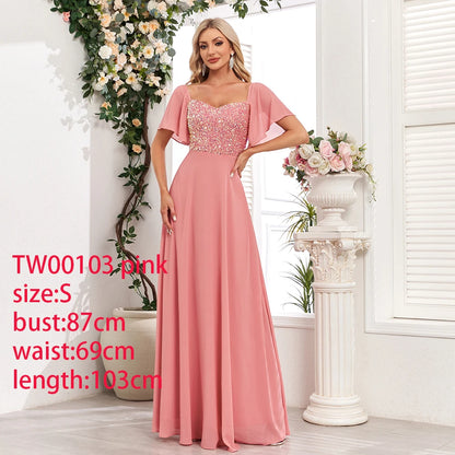 XUCTHHC Big Discount Clearance Brand Lowest Price No Returns Accepted Evening Dresses Long Birthday Party Dress Wedding Dress