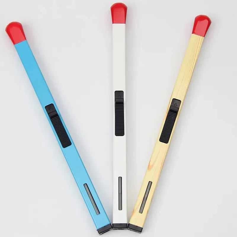 Portable Visual Window Large Match Lighter Windproof Open Fire Butane Inflatable Portable Candle Kitchen Lighter Good Vibrations Adult Super Store