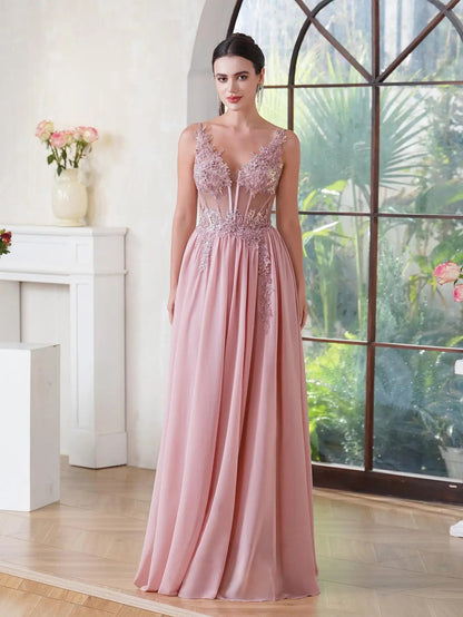 Spaghetti Straps Navy Blue A Line Evening Dresses 2025 Elegant Beaded Appliques Illusion Prom Gowns Formal Party Vestido De Gala Good Vibrations