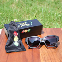 Fashion Sunglasses with Hidden Horn Tube Storage Removable Glasses Holder Rolling Paper Smoking Accessories Good Vibrations Adult Super Store