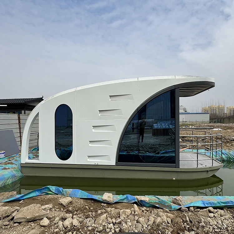 Double Triangle House Mobile Space Capsule Triangle Prefabricated Container House Good Vibrations