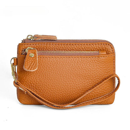 PU Leather Wallet  FOR WOMEN European American Style Large Capacity Multi-Compartment Card Holder with Wrist Strap Coin Purse Good Vibrations
