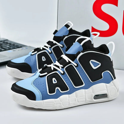 2024 New Fashion Men Sneakers on-slip Wear-resistant Men Casual Sneakers Air Cushion Breathable Soft Bottom Man Basketball Shoes Good Vibrations