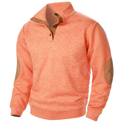 Men's Autumn Spring Stand Collar Long Sleeve Sweatshirts Top Casual Warm Pullover Outdoor Streetwear for Men Sport Riding Coats Good Vibrations