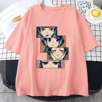 New Womens Anime Harajuku Shirt Cute Anime The Apothecary Diaries Graphic Womens T-Shirt Tops Good Vibrations