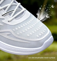 Internet Celebrity Fall Ice Silk Leisure Student Men's Breathable Shoes Good Vibrations