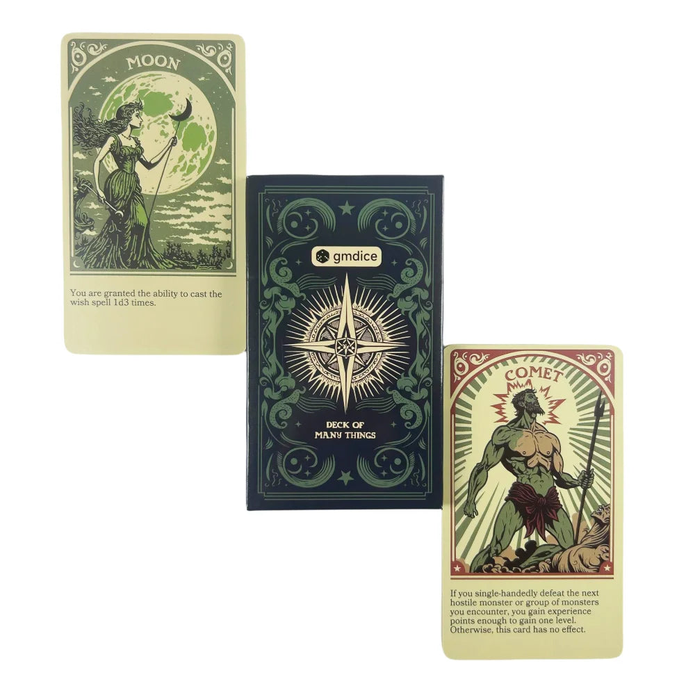Deck of Many Things Entertainment Card Family Gathering Divination Deck Tarot Board Playing Oracle Cards Game Good Vibrations