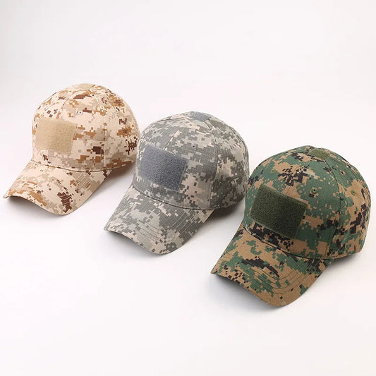 Outdoor camouflage hat Baseball hat Hunting hat Sports hat Bicycle hat Men Women Adult hat Duck tongue hat with curved brim Good Vibrations