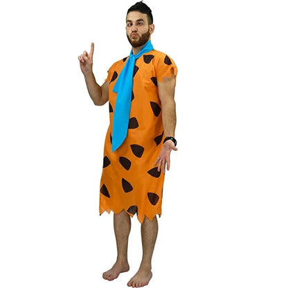 Wilma Flintstone Adult Costume  Men's The Flintstone's Barney Rubble Women's Costume Party Supplie Caveman Costume Good Vibrations