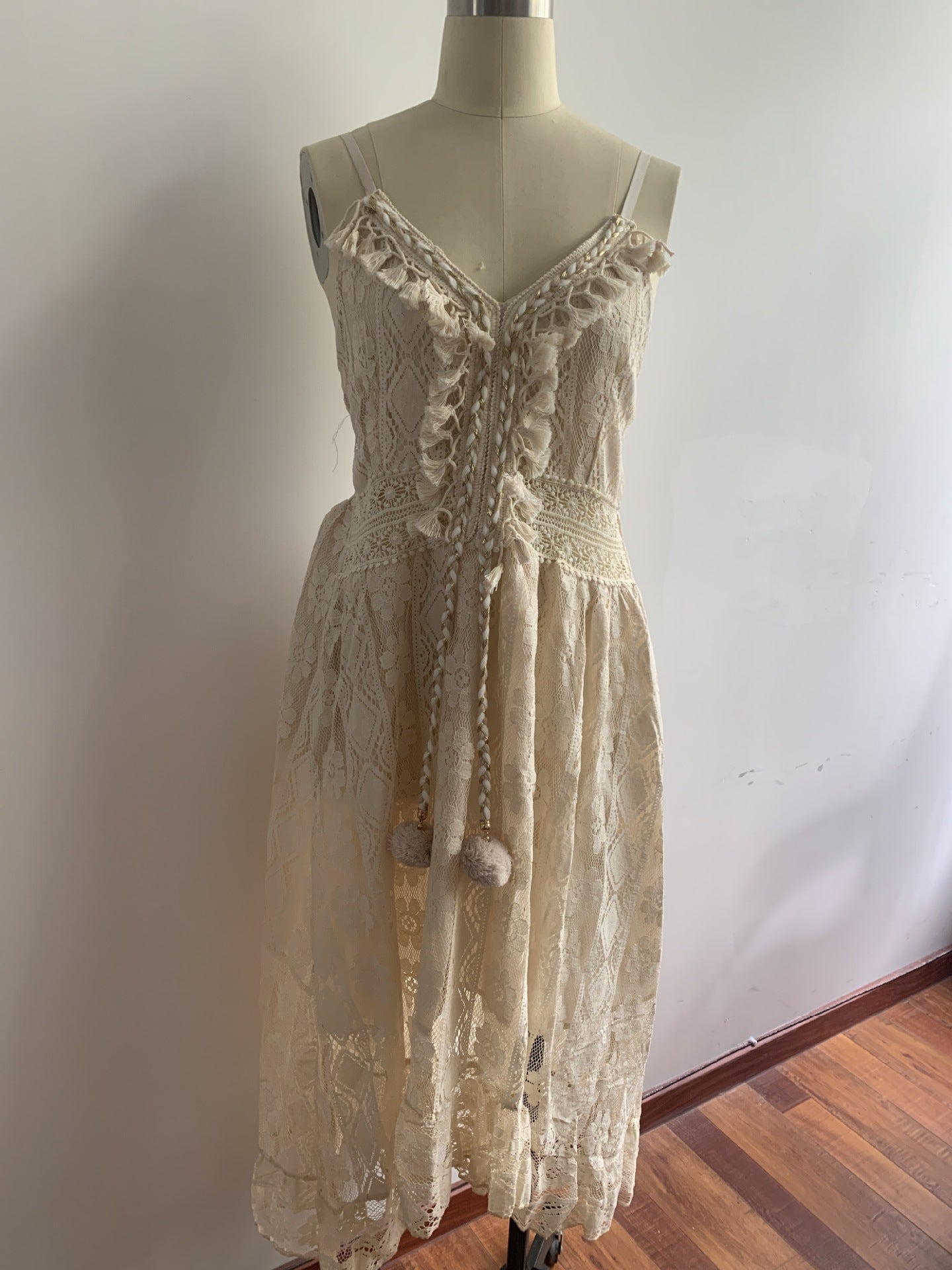 Trendy Casual Summer White Dress for Women Cover-ups Outfits New Boho Hippie Chic Long Maxi Dresses Elegant Party Beachwear Good Vibrations