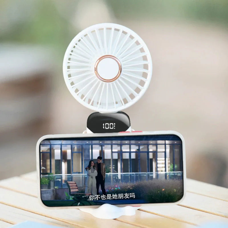 New Electric Fan Portable Air Conditioner Mini Cooler Rechargeable Neck Fans for Home Free Shipping Hand Usb Conditioning Blades Good Vibrations
