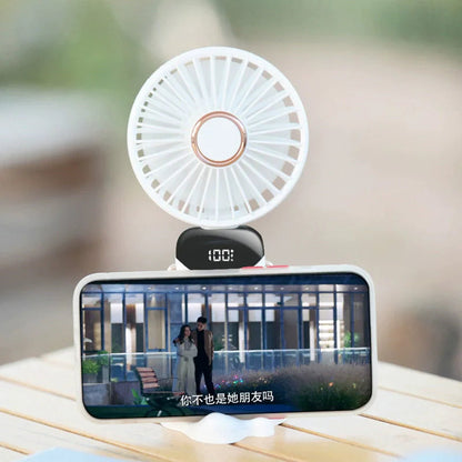 New Electric Fan Portable Air Conditioner Mini Cooler Rechargeable Neck Fans for Home Free Shipping Hand Usb Conditioning Blades Good Vibrations