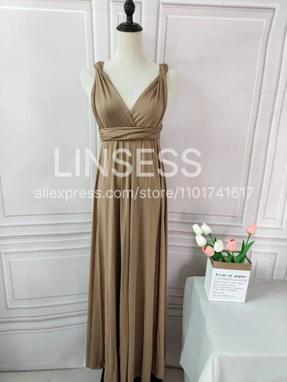 Multiway Maxi Dress Bridesmaid Dress Infinity Cocktail Dress Floor Length Bridesmaid Dress Maxi Dress for Bridesmaid Gifts Good Vibrations