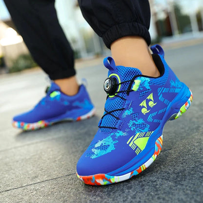 Lightweight and Breathable Tennis Shoes Men's and Women's Cushioned Sports Shoes Outdoor Badminton Shoes Anti Slip Walking Shoes Good Vibrations