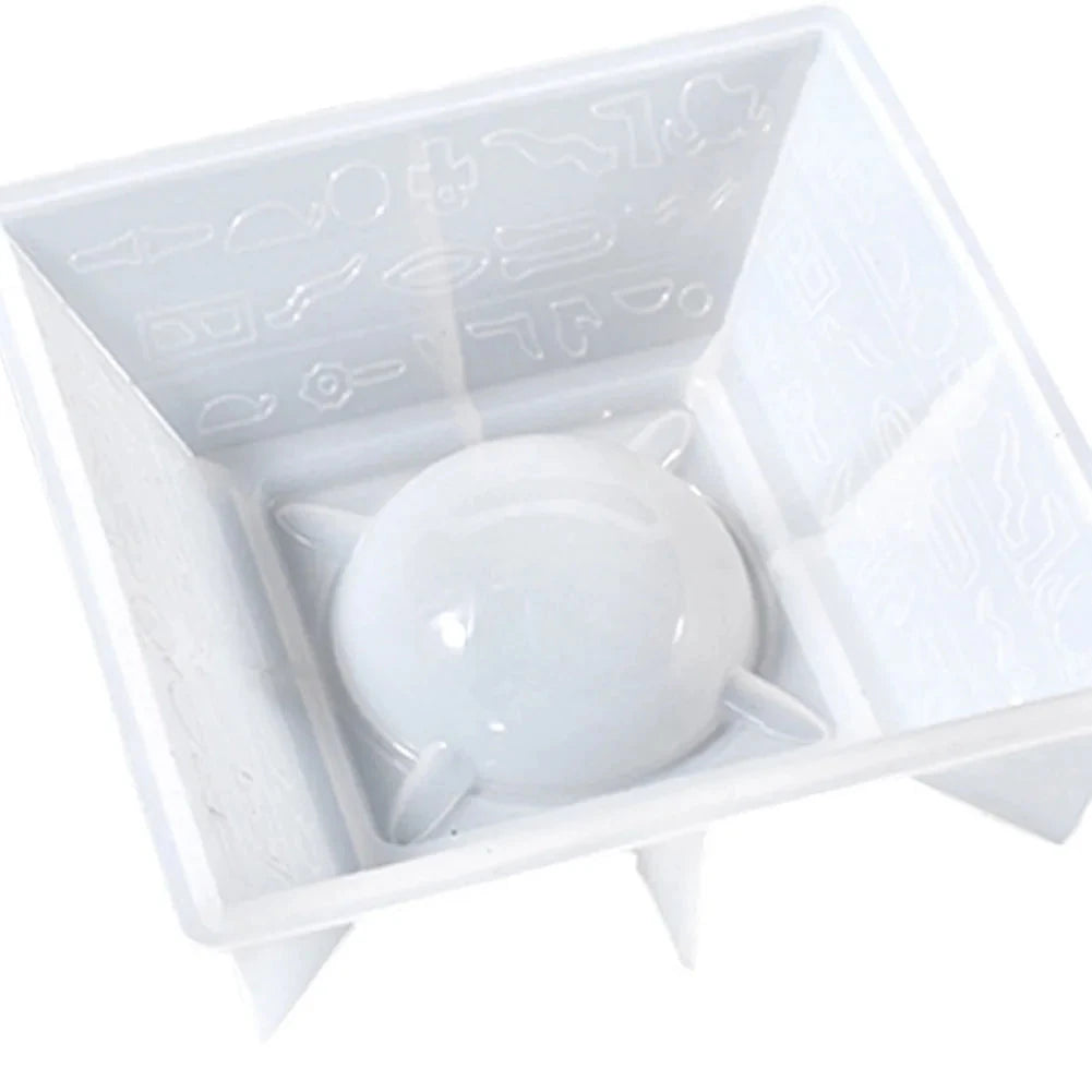 Pyramid Molds DIY Handcrafts Silicone Art Mold Table Decor Ashtray Silicone Mold Holiday Ornament for Making Hand Craft Good Vibrations Adult Super Store